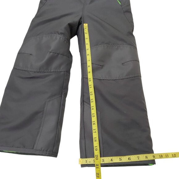 Champion Snow Bibs Kids Small 6-7 Gray Front Zip Insulated Warm Winter Outdoor - Picture 11 of 12